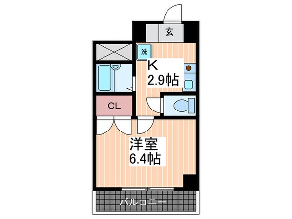 セントラルリバー西原の物件間取画像